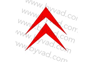 Sticker de toit Citroen Chevrons