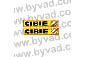 2 Stickers CIBIE RACING TEAM