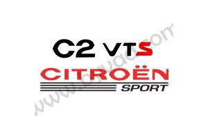Sticker Citroen Sport - C2 VTS