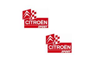 2 Sticker Citroen Sport
