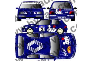 Kit déco Clio IMI Promotions - Rallye du Var 1991