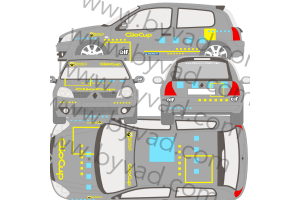 Kit déco clio RS2 CUP