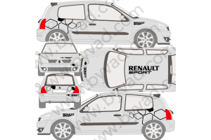 Kit déco clio RS2 "Sport Losanges"