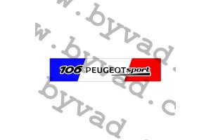 Cache plaque immatriculation 106 PEUGEOT SPORT FRANCE