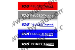 Cache plaque immatriculation 106 PEUGEOT SPORT