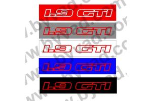 Cache plaque immatriculation 205 GTI 1.9L