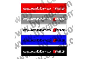 Cache plaque immatriculation AUDI QUATTRO RS3