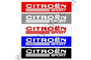 Cache plaque immatriculation CITROEN SPORT