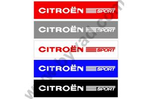 Cache plaque immatriculation CITROEN SPORT