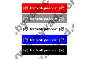 Cache plaque immatriculation FORD RALLYE SPORT