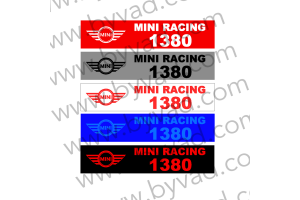 Cache plaque immatriculation Mini Racing 1380