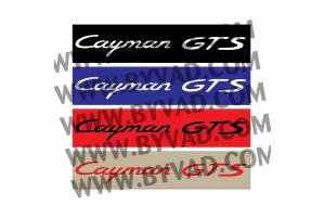 Cache plaque immatriculation PORSCHE CAYMAN GTS