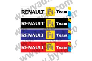 Cache plaque immatriculation Renault Sport R25 F1 Team