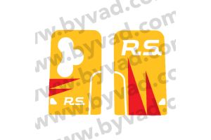 Sticker carte Renault 3 boutons Renault Sport RS18