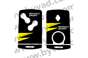 Sticker carte Renault 4 boutons RS18 Renault Sport