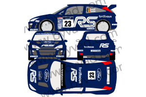 Kit déco rallye Ford Focus RS WRC 2002
