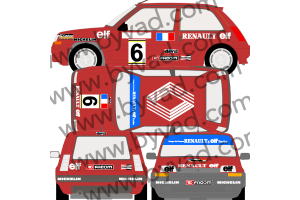 Kit déco Renault 5 GT Coupe