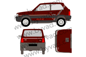Kit complet Fiat Panda 4x4 Val D'isère 1992