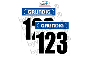 2 Fonds de portière tour de France Automobile 1974 GRUNDIG