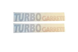 2 Stickers Turbo Garrett