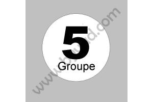 2 Stickers Groupe 5