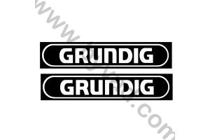 2 Stickers GRUNDIG