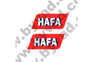 2 Stickers HAFA
