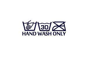 Sticker Hand wash only