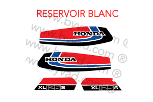 Kit moto autocollants complet HONDA 125 XLS 1979