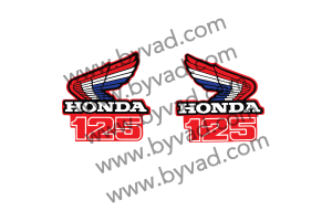 Sticker Moto Honda CR125 1986