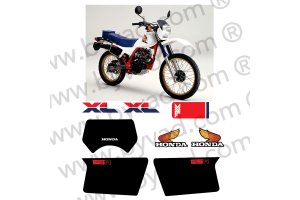Kit stickers moto complet HONDA XL 125R 1985