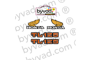 Kit stickers complet HONDA 125 TL TL125