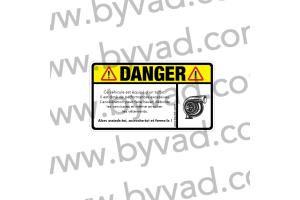 Sticker danger turbo