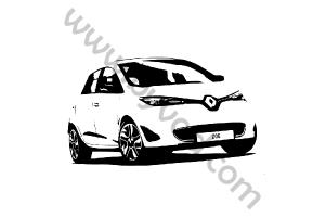 Sticker Renault Zoe