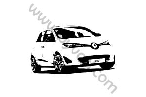 Sticker Renault Zoe