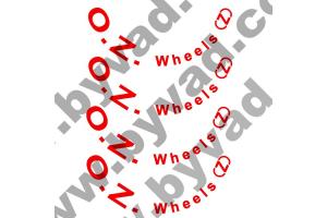 Kit 10 stickers de jante OZ WHEELS (Z)