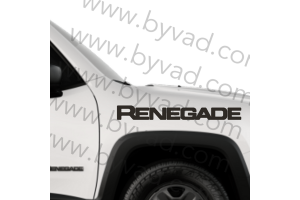 Deux autocollants Jeep Renegade