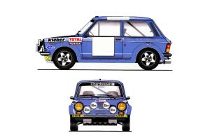 Kit déco Autobianchi A112 Abarth