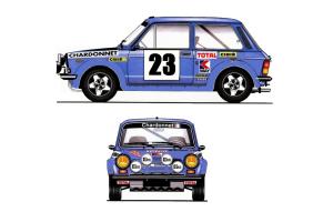 Kit déco Autobianchi A112 Abarth