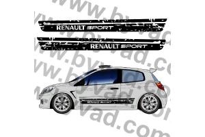 Kit Damier Renault Sport Racing Stickers (coloris au choix)