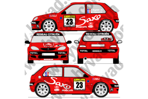 Kit déco Citroen Saxo Monte Calo 1999