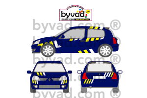 Kit déco voiture de rallye UNIVERSEL 71 par BYVAD
