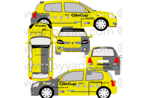 Kit déco clio cup X65