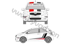 Kit déco RallyeToyota Yaris trophy