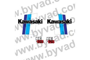 Kit stickers Kawasaki 125 KE