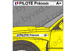  Lettrage Pilote 08