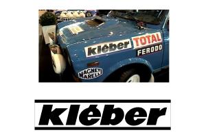 2 Stickers Kleber année 80