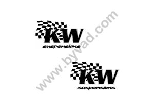 2 Stickers KW Suspensions