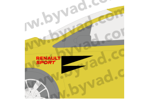 Stickers latéraux style RS18 RENAULT SPORT
