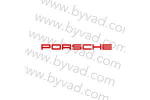 Autocollant de pare brise Porsche